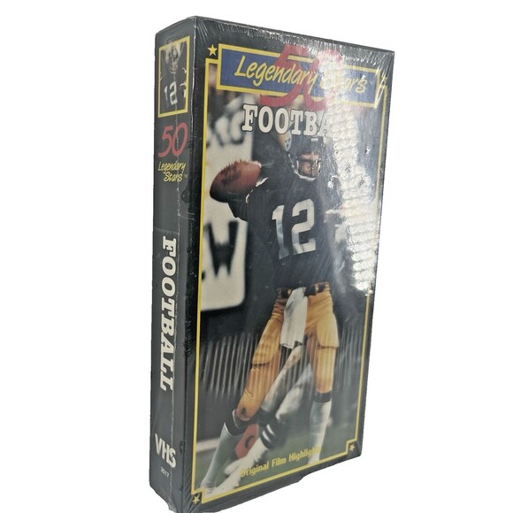 Brand New 50 Legendary Stars: Football (VHS, 2001) NFL Sealed - Picture 2 of 6
